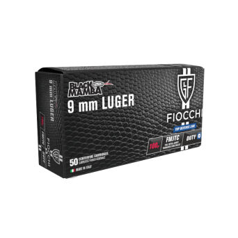 9mm LUGER FIOCCHI FMJTC MAMBA 6,5g/100gr (50)