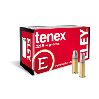 22LR (5,6mm) ELEY TENEX; 2,59g / 40gr; 317 - 331 m/s