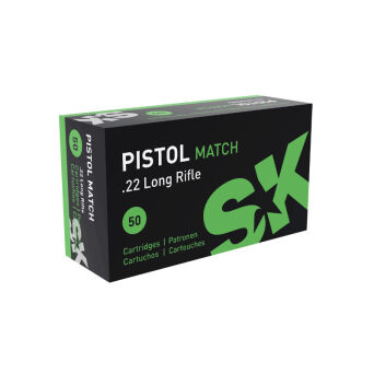 22LR (5,6mm) LAPUA SK PISTOL MATCH; 2,59g/40gr; V0=286m/s