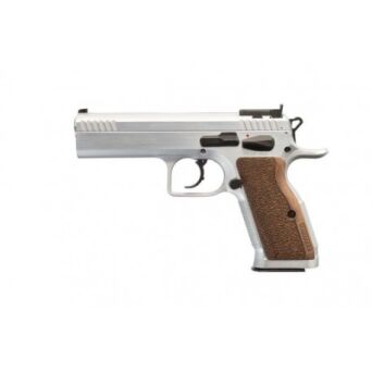 Pistolet TANFOGLIO STOCK II SILVER kal. 9x19 