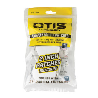 Przecieraki flanelowe OTIS patch średnica 2" (100szt)