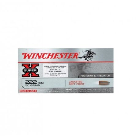 222 Rem WINCHESTER 50gr/3,24g PSP