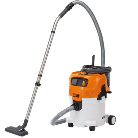 STIHL SE 122 E; ciężar 12,3kg; pojemność 30l