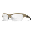Wiley X VALOR 2.5 clear / grey / light rust, piaskowe matowe oprawki - 7