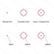Vector Optics - kolimator Frenzy-S 1x17x24 MOS Multi Reticle Reflex - 7
