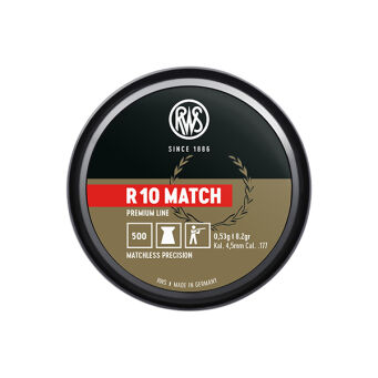 Śrut RWS R10 MATCH 4,5mm / 4,51mm (0,53g) / 500szt