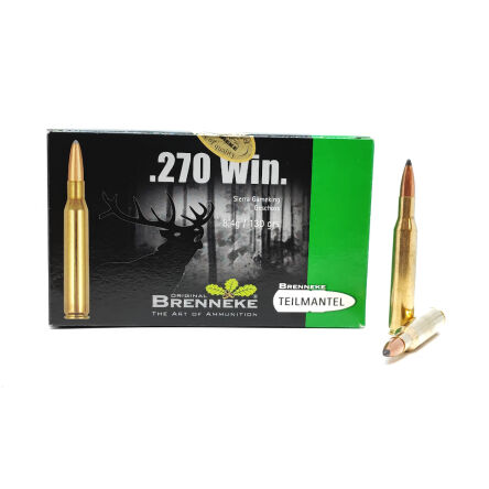 270 Win Brenneke TM (Sierra Gameking bullet) 8,4g/130gr