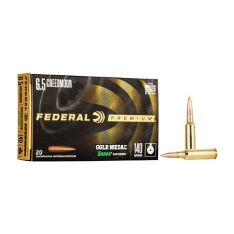 6,5 Creedmoor Federal Gold Medal 140gr (Sierra MatchKing Bullet)