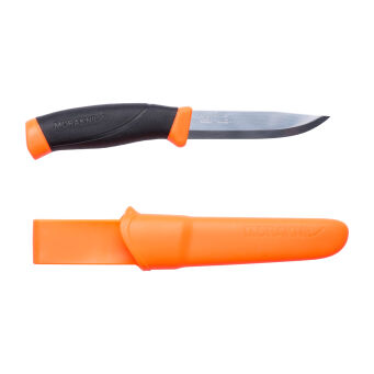 Nóż MoraKniv Companion F pomarańczowy (S - stal nierdzewna)