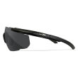 Okulary Wiley X Saber Advanced 306 smoke / light rust, czarne matowe oprawki - 2