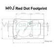 Vector Optics - montaż picatinny 45 pod kolimator RMR MOJ - 7