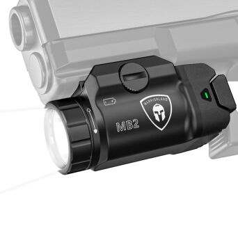 Latarka na broń WARRIORLAND WL-MB2, 800 lumenów, IPX7