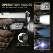 Latarka na broń WARRIORLAND WL-MA2, 800 lumenów, IPX4 + kabura OWB GLOCK 17/19 - 3