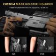 Latarka na broń WARRIORLAND WL-MA2, 800 lumenów, IPX4 + kabura OWB GLOCK 17/19 - 4