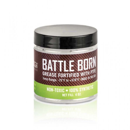 Smar do broni BATTLE BORN z cząsteczkami PTFE w pudełku (4 fl oz / 118ml)