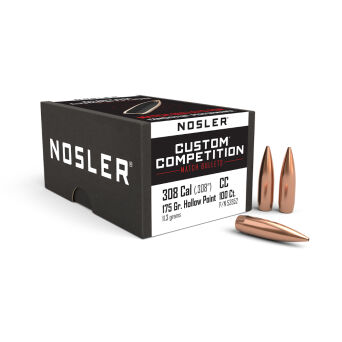 Pociski Nosler 30/7,62mm .308 Custom Competition HPBT 175gr (100szt)