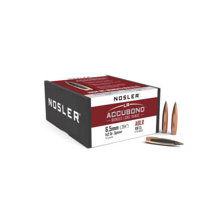 Pociski Nosler 6,5mm .264 ABLR (AccuBond Long Range) 142gr (100szt)