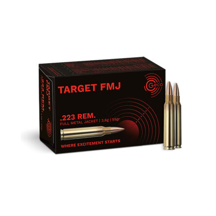 223 Rem GECO TARGET FMJ 55gr/3,6G (50szt/opakowanie)