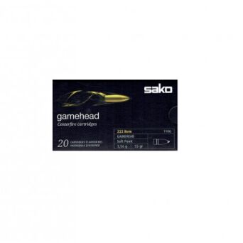 222 Rem Sako (110) Gamehead SP 3.56g/55gr