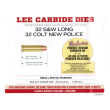 LEE - zestaw 3 matryc Lee Carbide kal. 32S&W LWC, 32Colt - 2