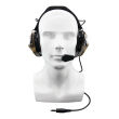 Earmor - aktywne ochronniki słuchu M32, Coyote Brown - 4
