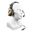 Earmor - aktywne ochronniki słuchu M32, Coyote Brown - 5