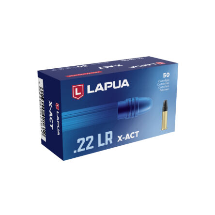 22LR (5,6mm) LAPUA LAPUA X-ACT; 2,56g/40gr; V0=327m/s