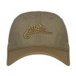 Czapka Helikon Tex Logo Cap; Black / Olive Green - 2