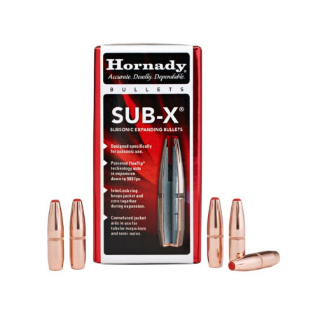 Pociski Hornady 30/7,62mm .308 SUB-X 190gr (100szt) (30730)