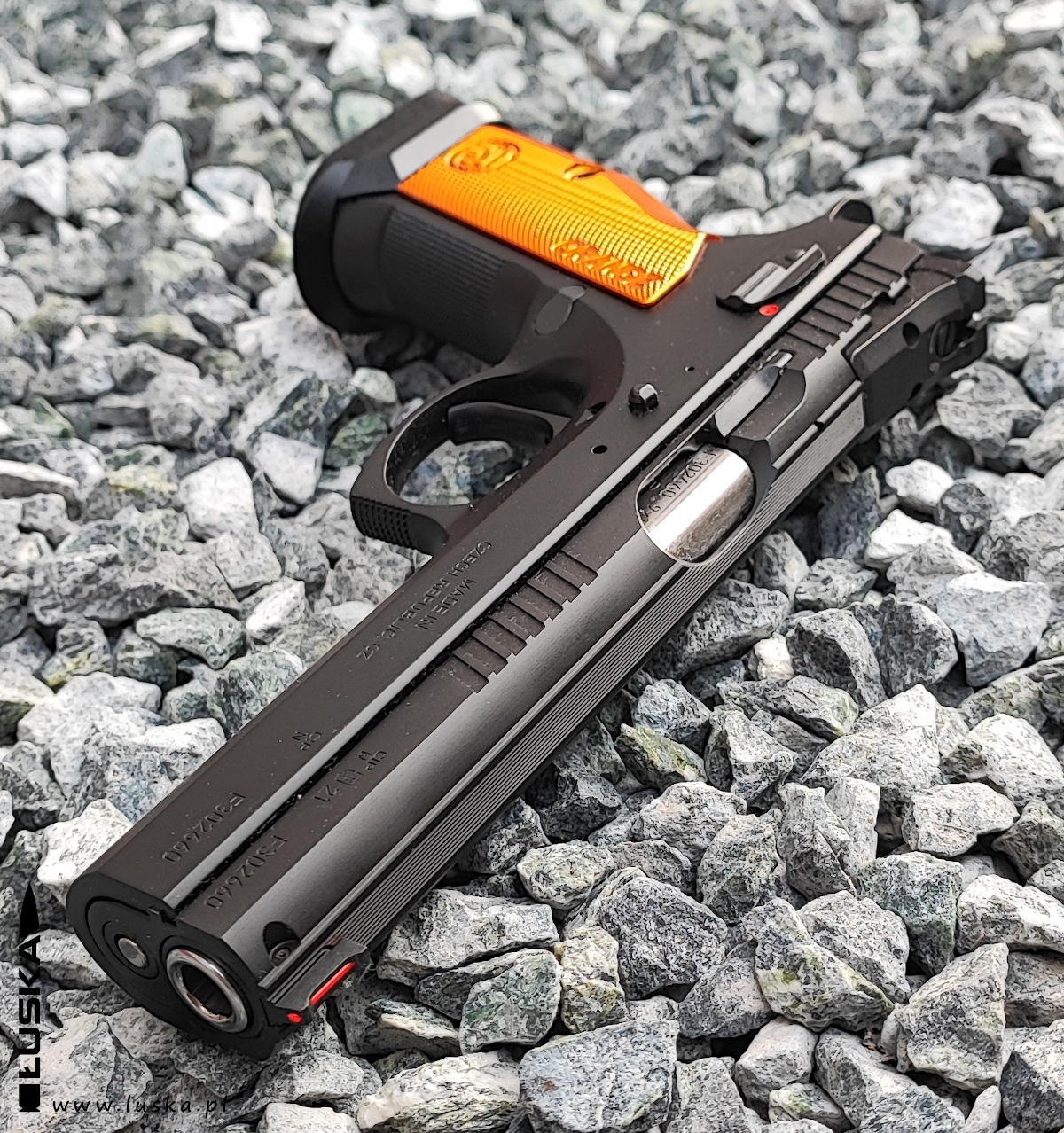 Pistolet CZ 75 TS ORANGE