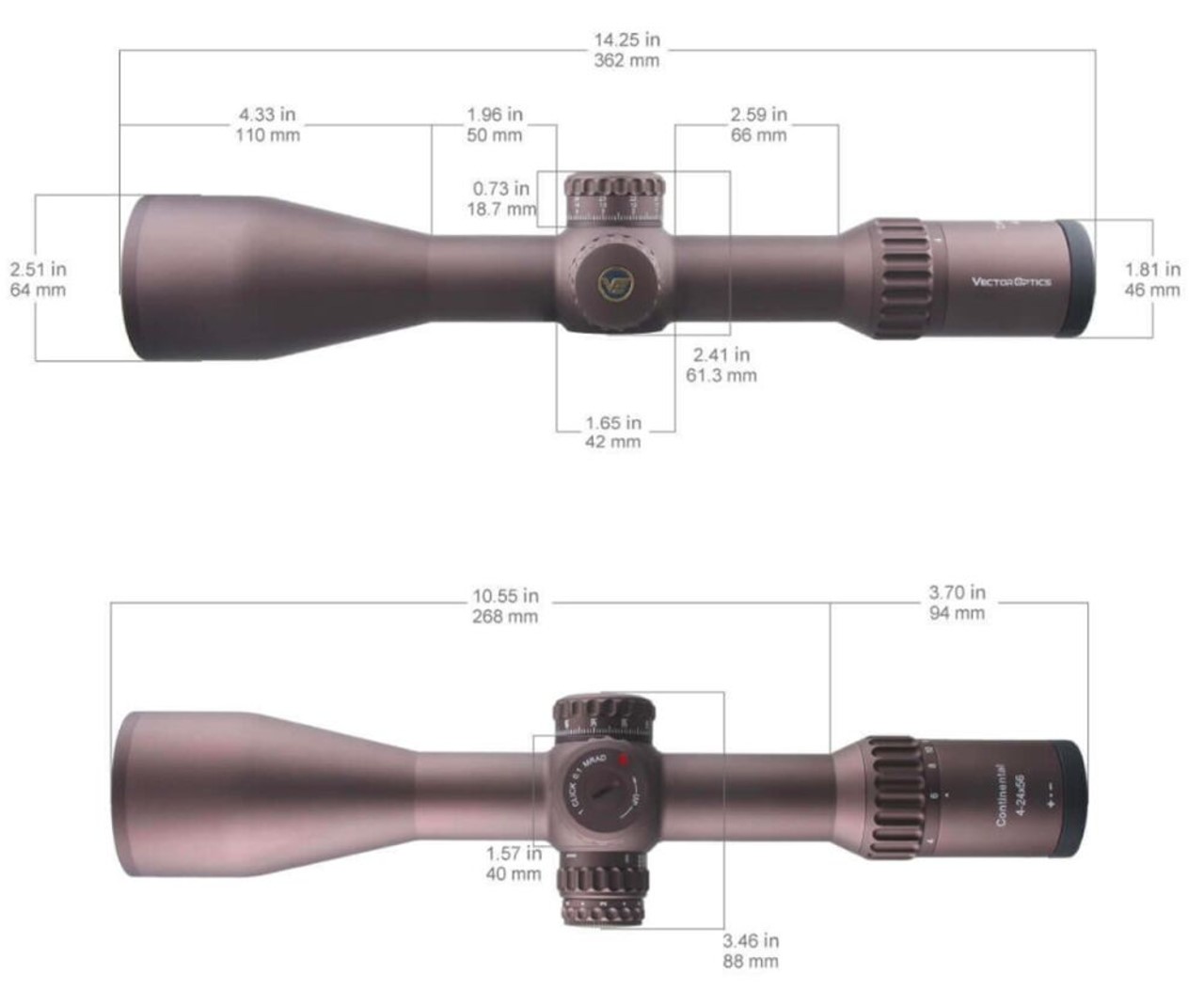 Blog o broni palnej i nie tylko - Vector Optics cz.3 Continental 34 mm - seria lunet do LR