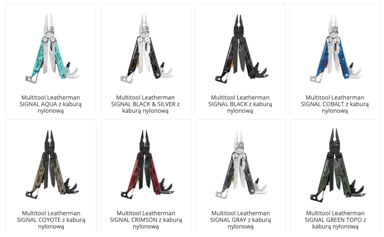 Blog o broni palnej i nie tylko - Multitoole Leatherman cz.1. - Signal i Wave