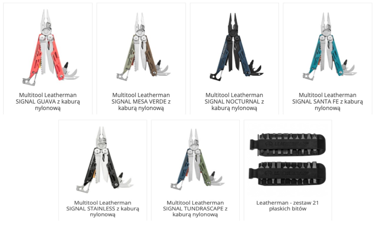 Blog o broni palnej i nie tylko - Multitoole Leatherman cz.1. - Signal i Wave