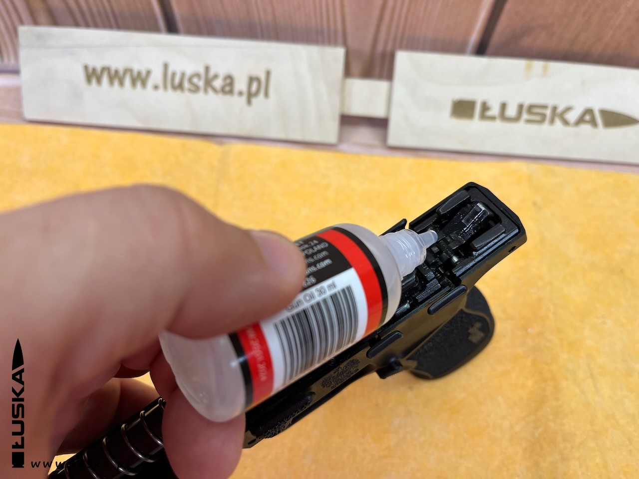 luska.pl - blog o broni palnej - Czyszczenie broni krótkiej. Jak czyścić pistolet?