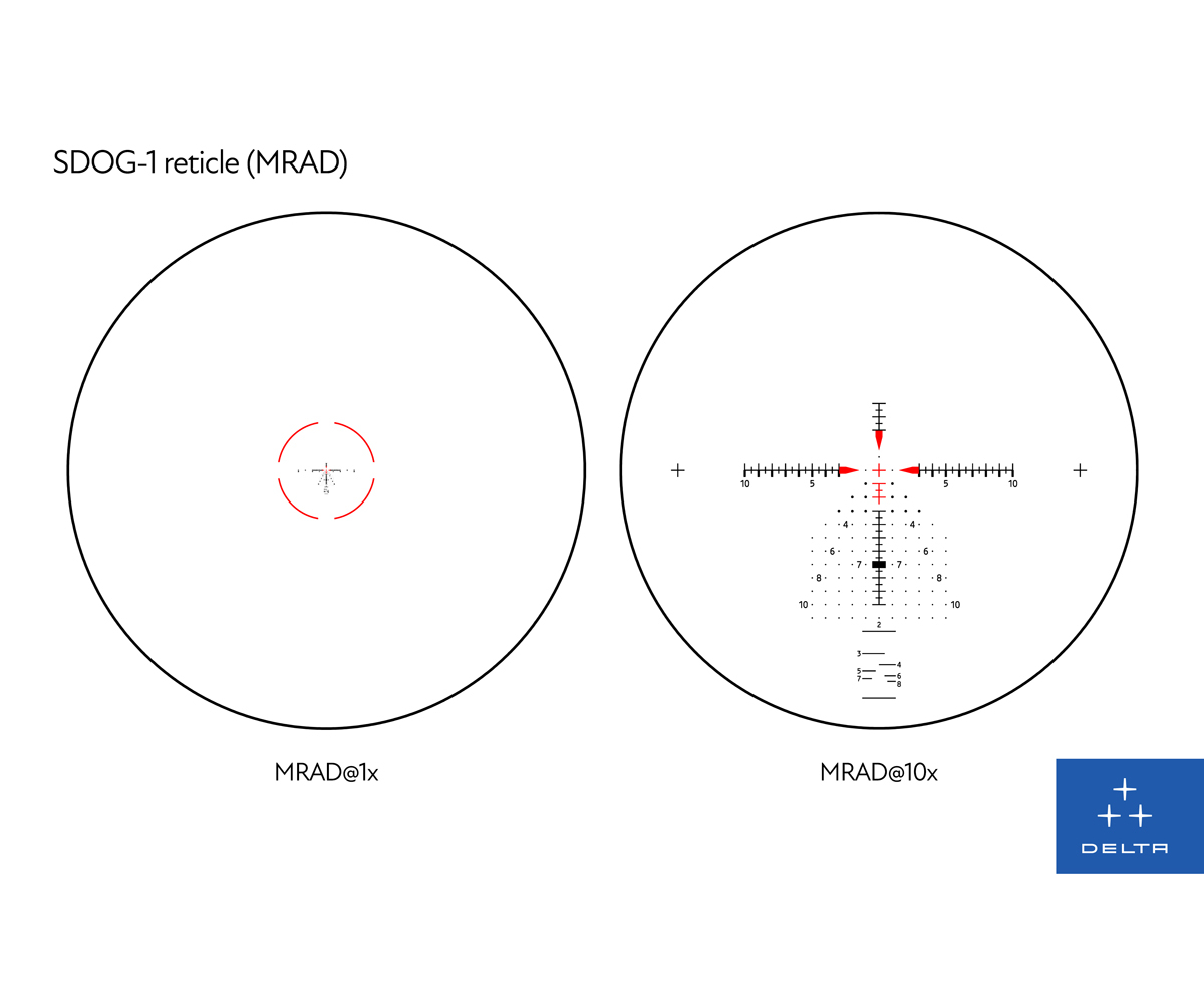 Luneta Delta Optical Stryker HD 1-10x28 FFP SDOG-1