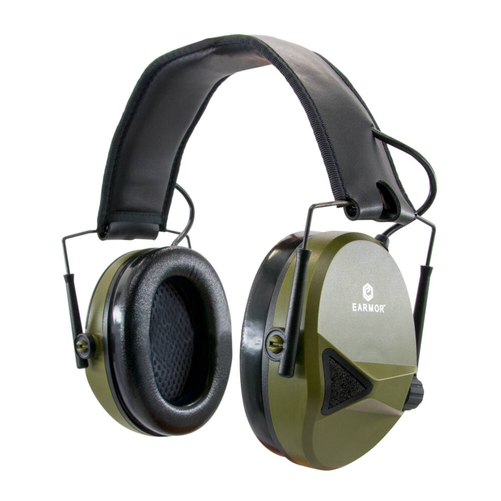 Earmor - aktywne ochronniki słuchu M30, Foliage Green