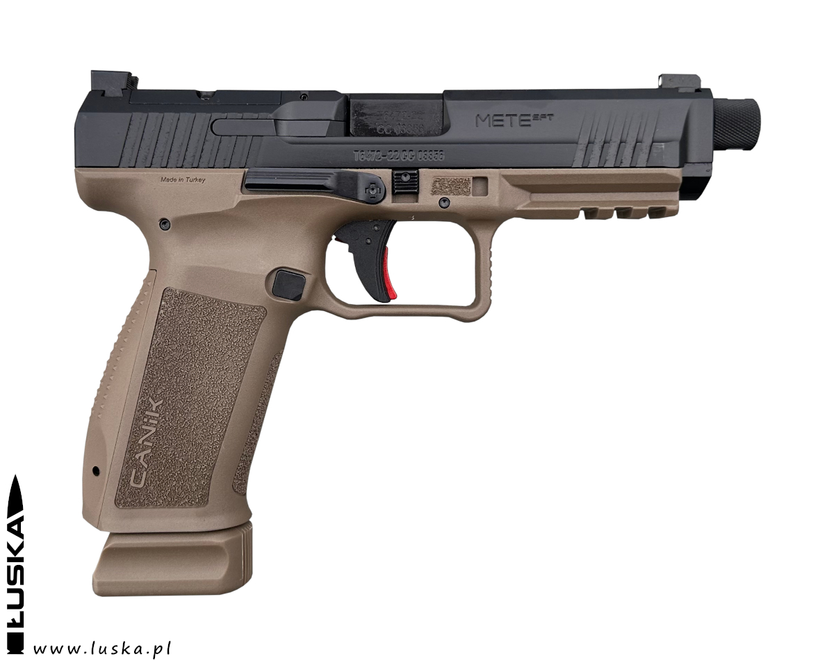 Pistolet Canik Mete SFT BLACK/FDE THREADED