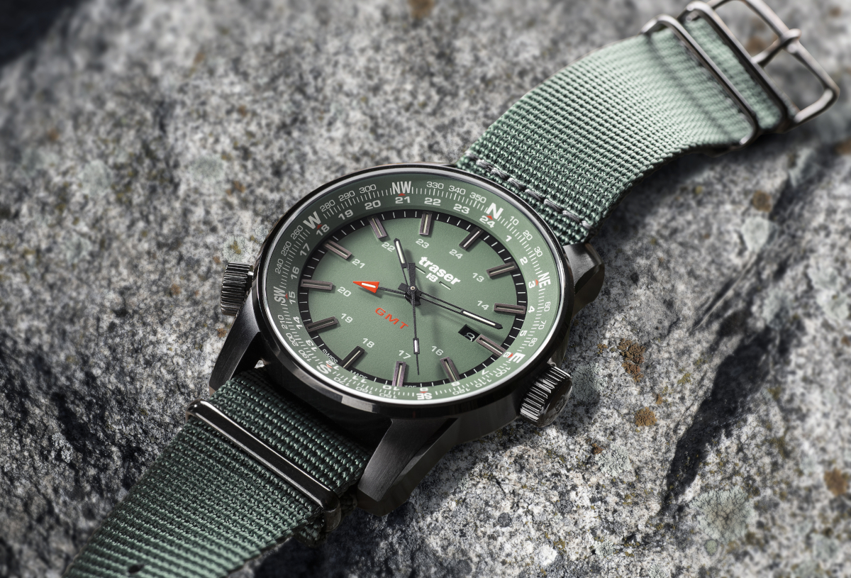 Zegarek Traser P68 Pathfinder GMT Green