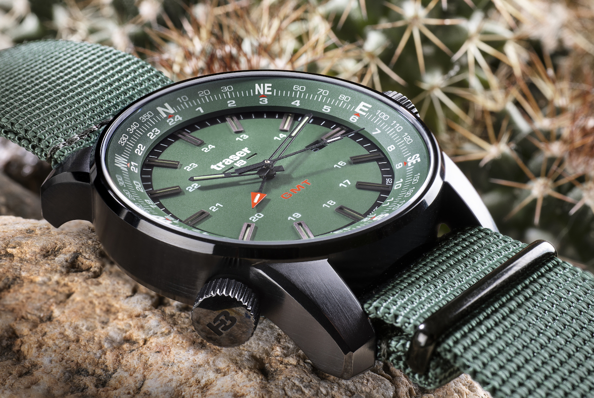 Zegarek Traser P68 Pathfinder GMT Green