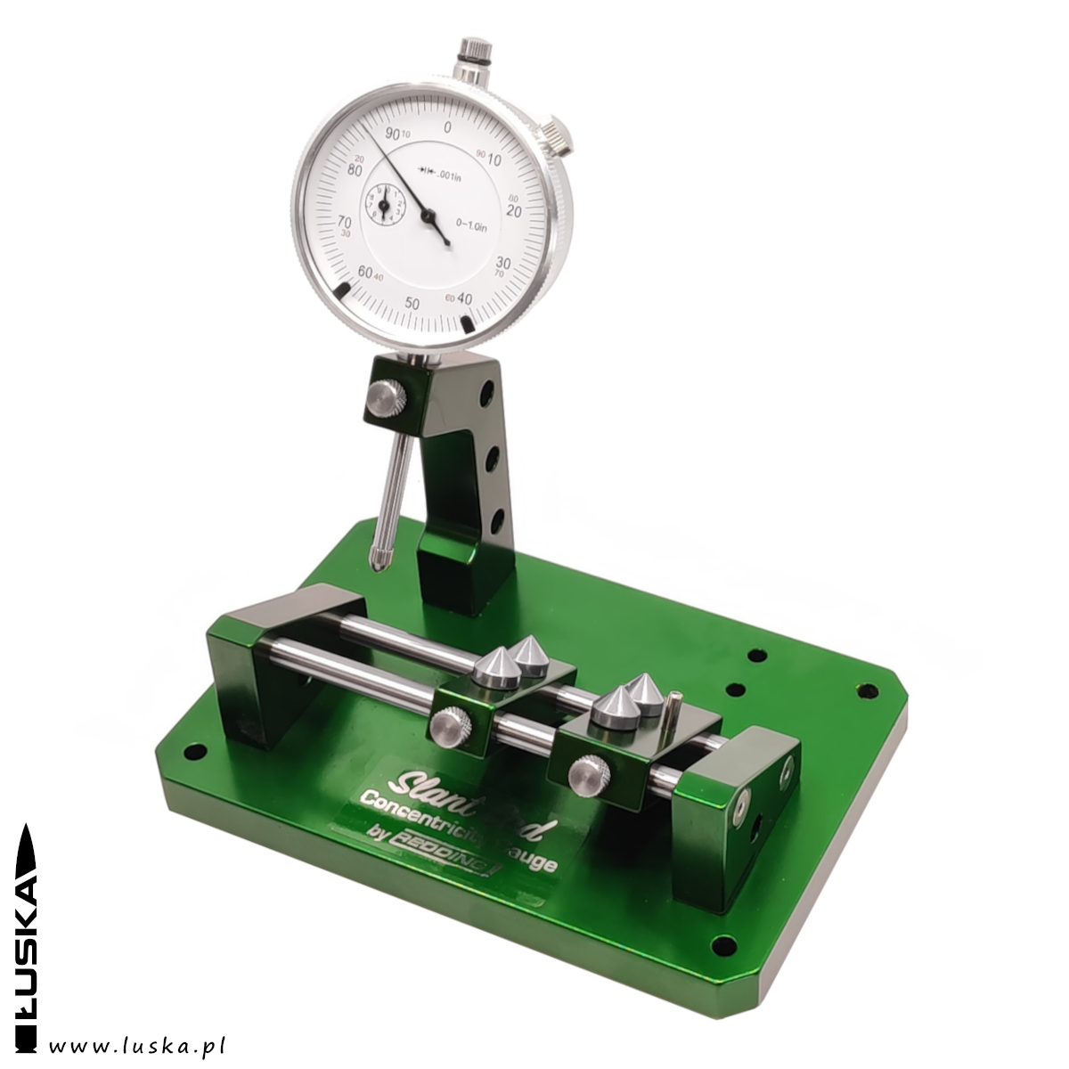 Redding - urządzenie do pomiaru koncentryczności (concentricity gauge)