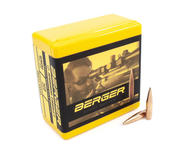 Pociski Berger 6mm .243 Hybrid Target 6,8g / 105 gr