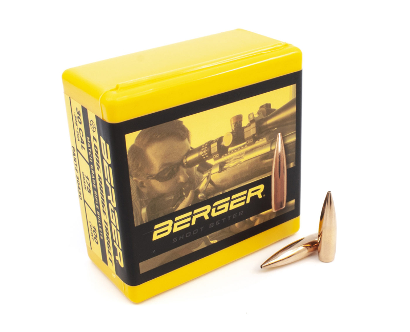 Pociski Berger 30/7,62mm  Long Range BT Target 175 gr / 11,35g (100szt)