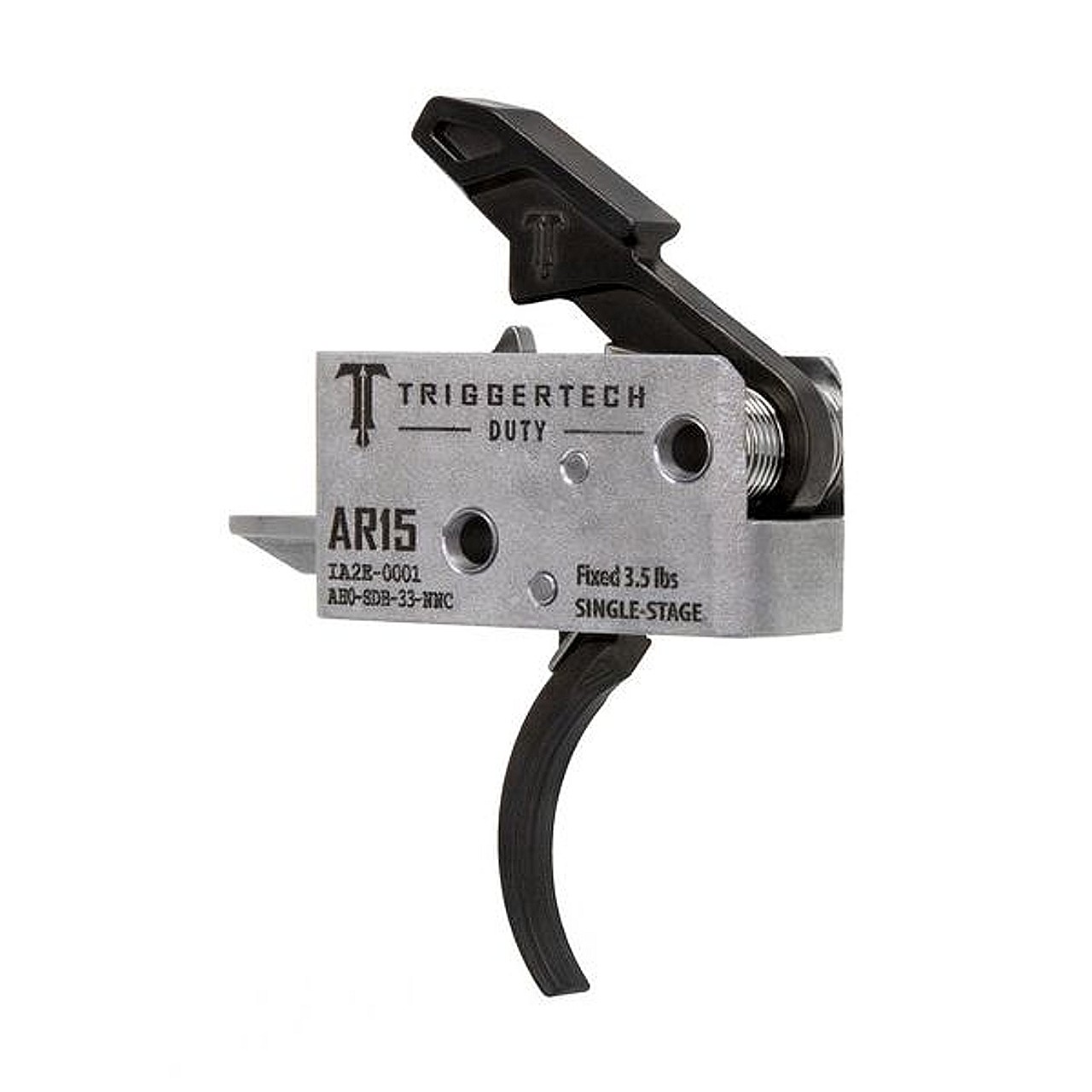 Spust Triggertech Ar15 Duty Curved Single Strage PVD Black