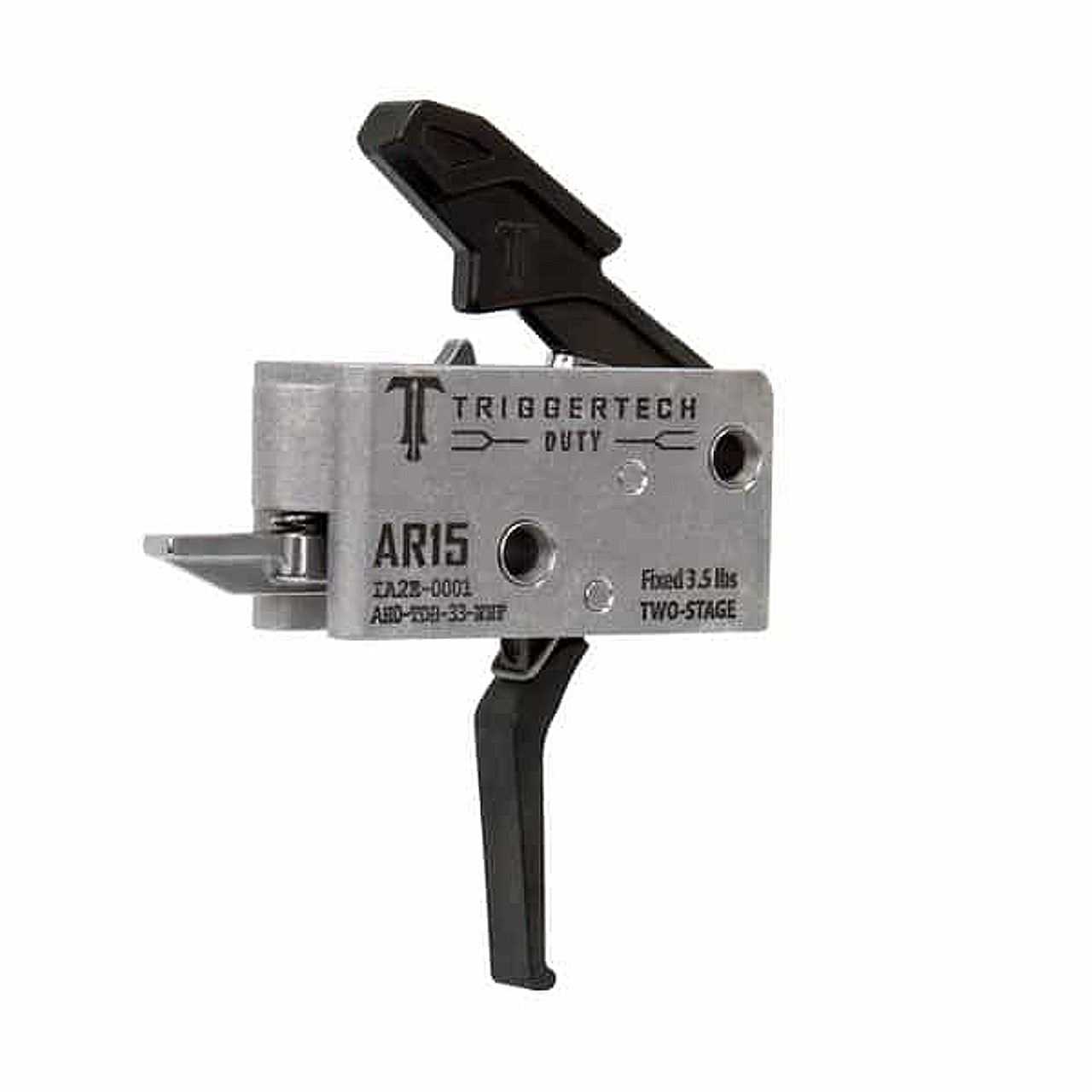 Spust Triggertech AR15 Duty Striaght Two Stage 3.5 lbs PVD Black