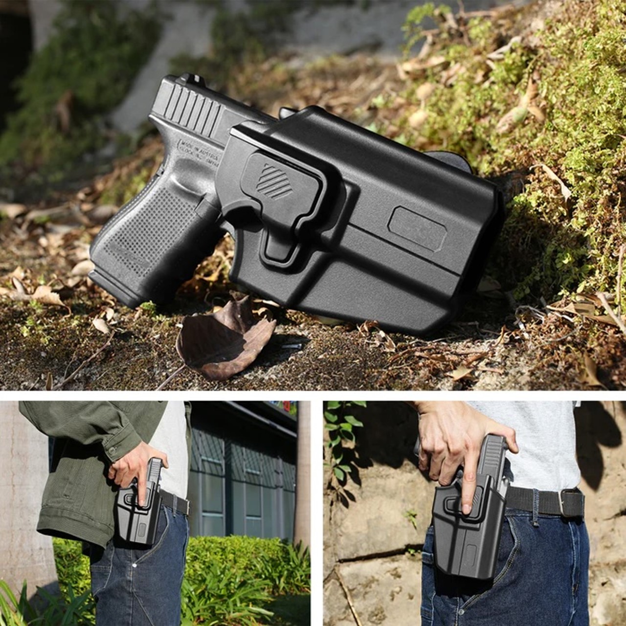 Kabura uniwersalna OWB Warriroland do ponad 100 modeli pistoletów