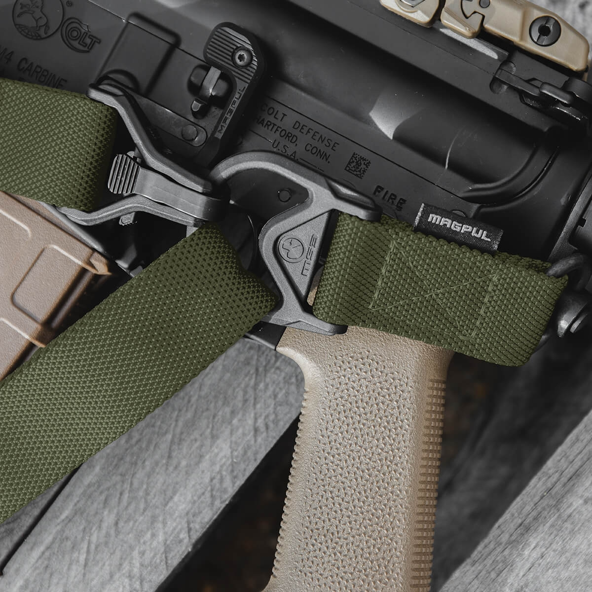 Pas do broni Magpul MS3 Single QD Sling Gen2 Ranger Green