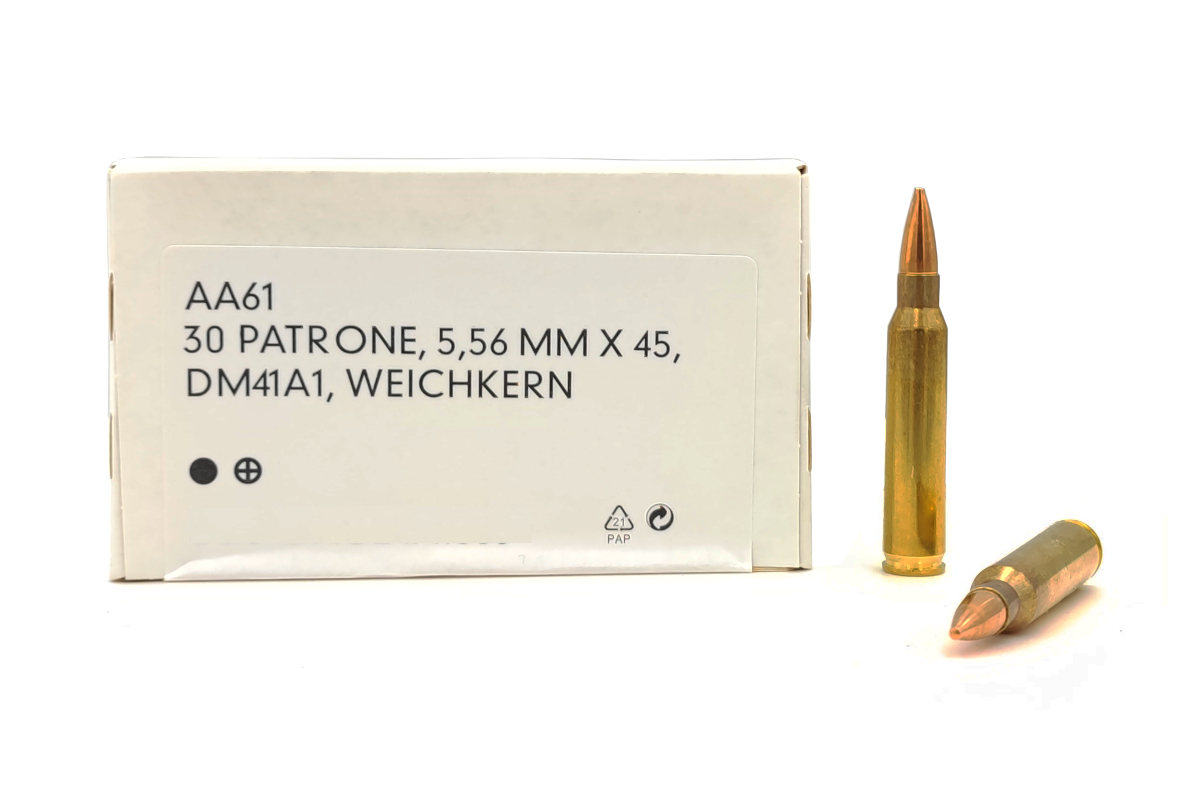 Amunicja 5,56x45mm NATO RWS FMJ 62gr/4,0g