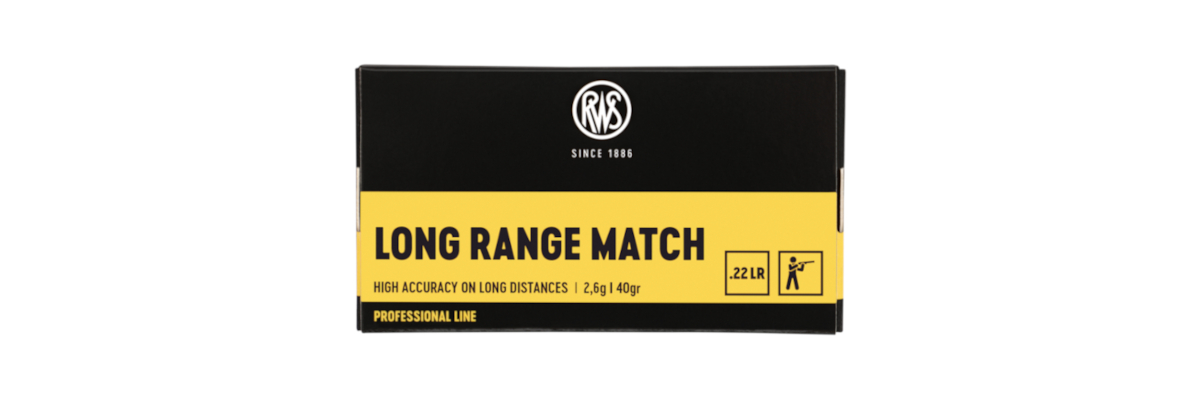 22LR (5,6mm) RWS LONG RANGE MATCH; 2,6g/40gr
