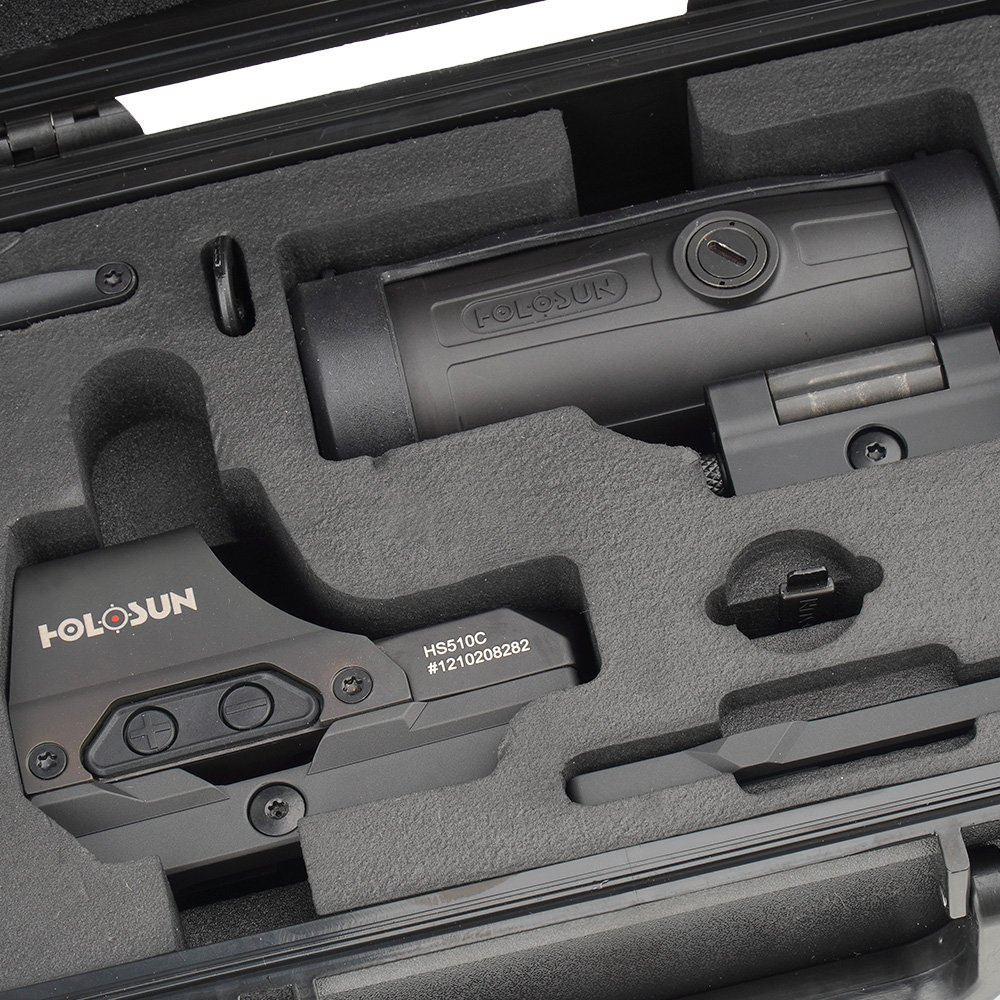 Kolimator Holosun Open Reflex HS510C + powiększalnik  HM3X