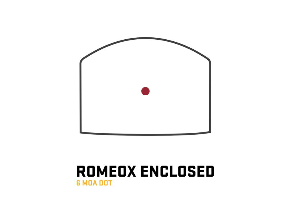 Kolimator Sig Sauer Romeo-X (RMSc) COMPACT 6 MOA Red Dot ENCLOSED